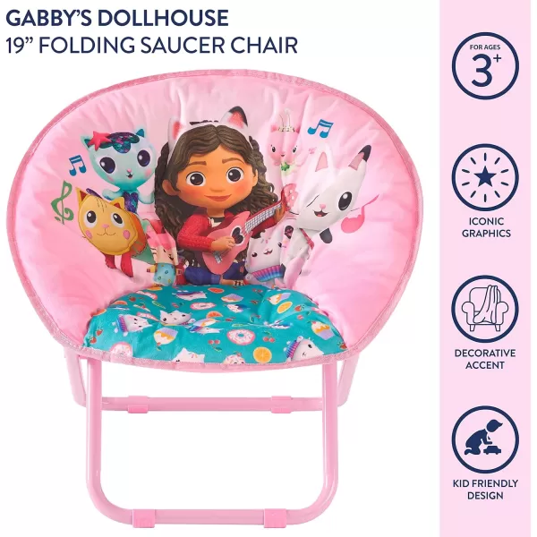 Avengers Toddler 19” Folding Saucer Chair with Cushion, Metal, Ages 3+