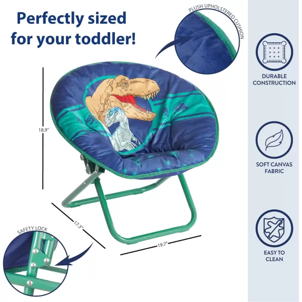 Avengers Toddler 19” Folding Saucer Chair with Cushion, Metal, Ages 3+
