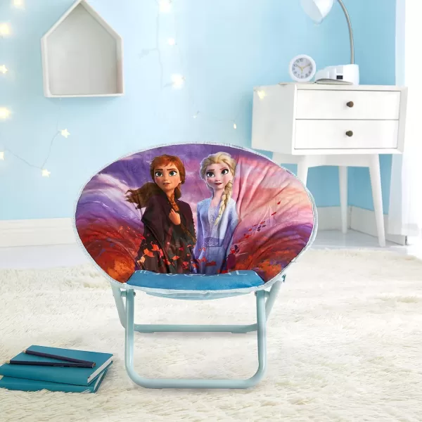 Avengers Toddler 19” Folding Saucer Chair with Cushion, Metal, Ages 3+
