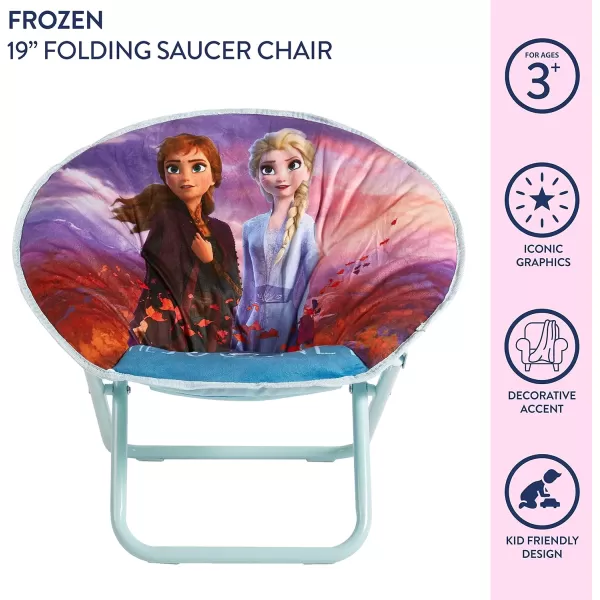 Avengers Toddler 19” Folding Saucer Chair with Cushion, Metal, Ages 3+