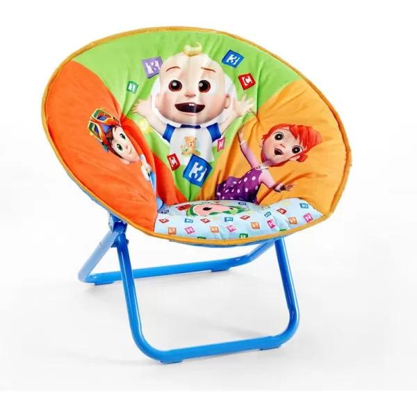 Avengers Toddler 19” Folding Saucer Chair with Cushion, Metal, Ages 3+
