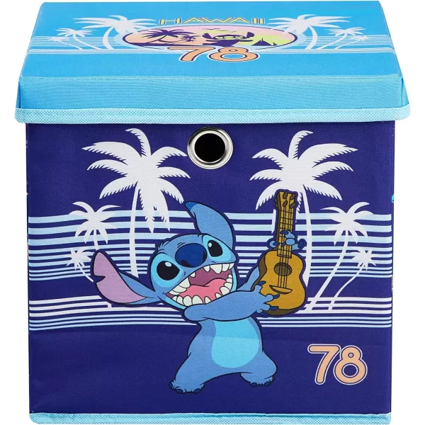 Idea Nuova Winnie the Pooh Collapsible Storage Cube with removable Lid, 10" Wx10 Hx10 D