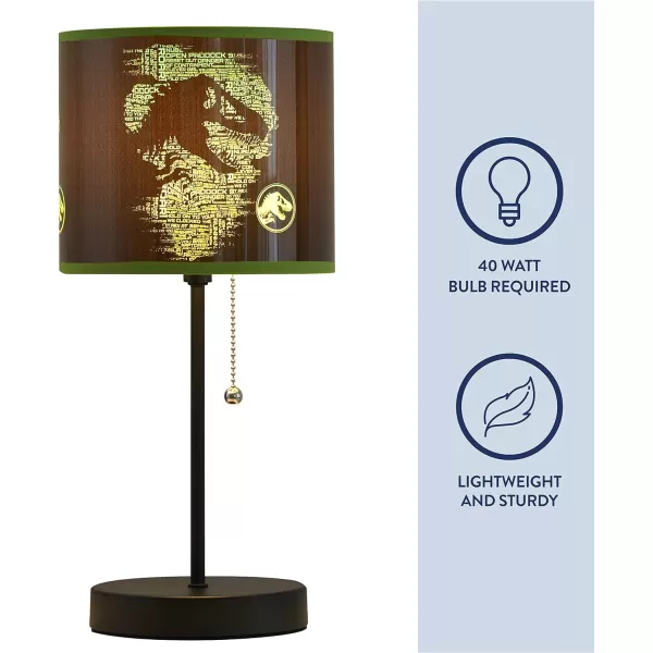 Disney Mickey Mouse 90th Anniversary Stick Table Kids Lamp With Pull Chain, Themed Printed Decorative Shade