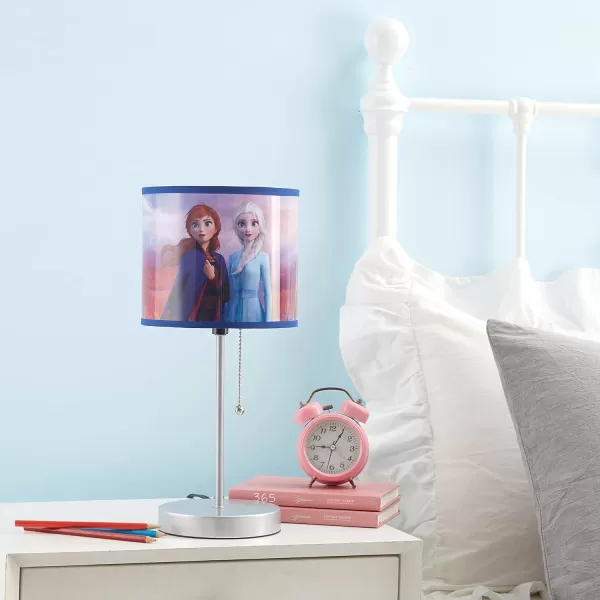 Disney Mickey Mouse 90th Anniversary Stick Table Kids Lamp With Pull Chain, Themed Printed Decorative Shade