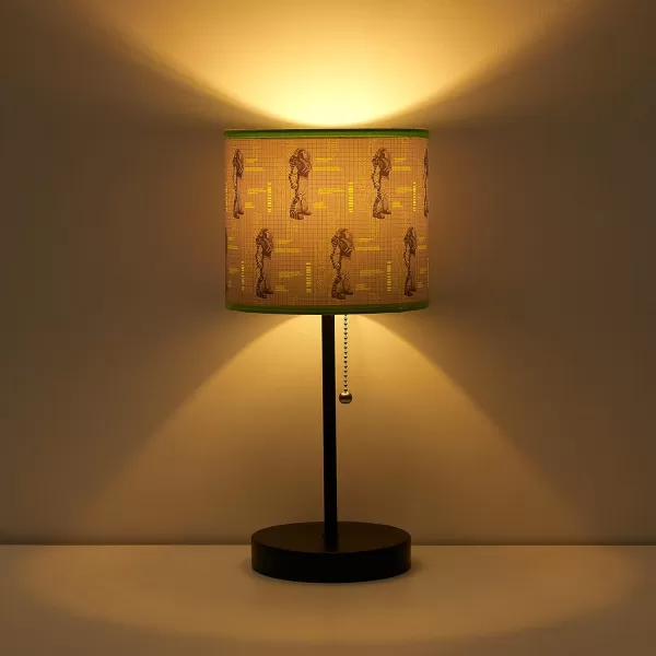 Disney Mickey Mouse 90th Anniversary Stick Table Kids Lamp With Pull Chain, Themed Printed Decorative Shade