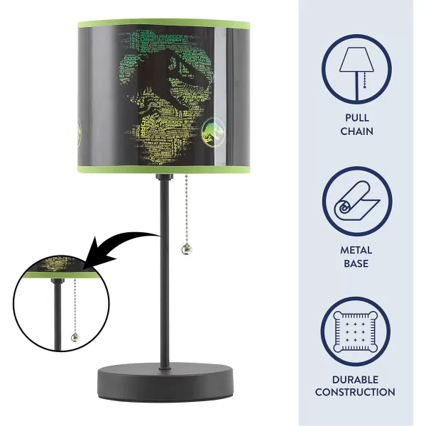 Disney Mickey Mouse 90th Anniversary Stick Table Kids Lamp With Pull Chain, Themed Printed Decorative Shade