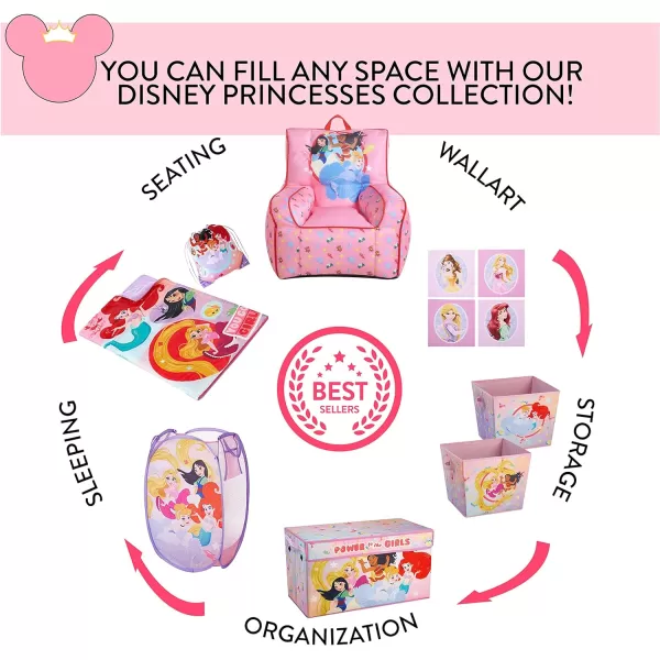 Idea Nuova Disney Minnie Mouse Toddler Saucer Chair, Plastic