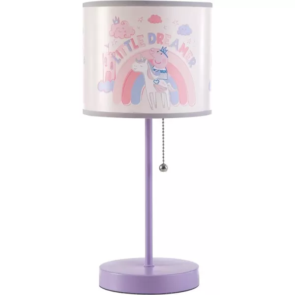 Disney Mickey Mouse 90th Anniversary Stick Table Kids Lamp With Pull Chain, Themed Printed Decorative Shade