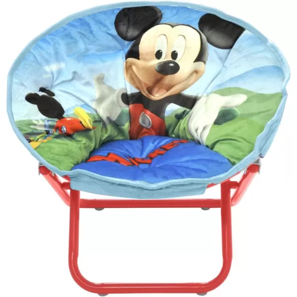 Idea Nuova Disney Minnie Mouse Toddler Saucer Chair, Plastic