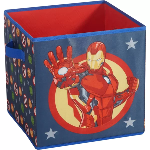 Idea Nuova Nickelodeon JoJo Siwa Collapsible LED Light Up Toy Storage Cubes, 2 Pack, 11.5"