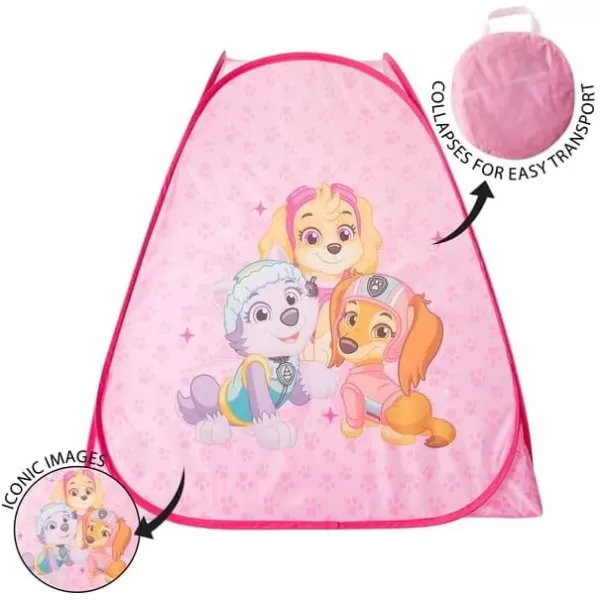 Disney Mickey Mouse 3 Piece Slumber Set with Kids Indoor Outdoor UPF 30+ Pop Up Play Tent with Pillow and Flashlight