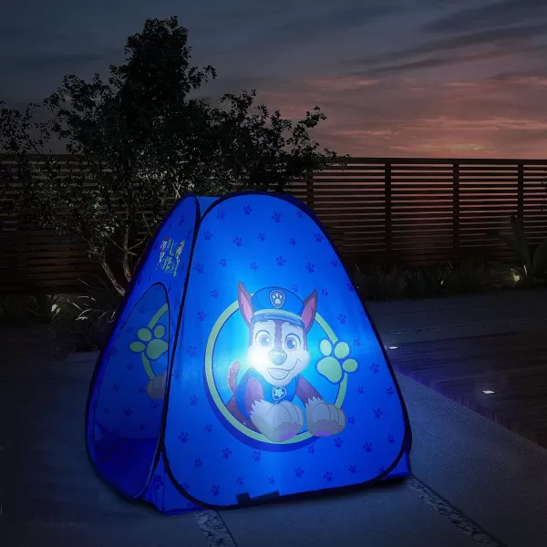 Disney Mickey Mouse 3 Piece Slumber Set with Kids Indoor Outdoor UPF 30+ Pop Up Play Tent with Pillow and Flashlight