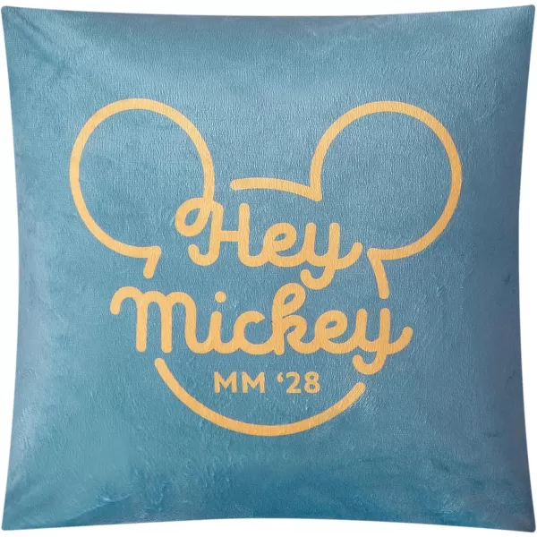 Disney Mickey Mouse 3 Piece Slumber Set with Kids Indoor Outdoor UPF 30+ Pop Up Play Tent with Pillow and Flashlight