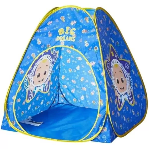 Disney Mickey Mouse 3 Piece Slumber Set with Kids Indoor Outdoor UPF 30+ Pop Up Play Tent with Pillow and Flashlight
