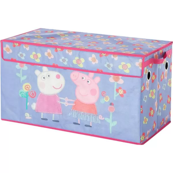 Idea Nuova Marvel Spiderman Collapsible Children’s Toy Storage Trunk, Durable with Soft Lid, 28.5" Wx14.5"x16", Spiderman Blue