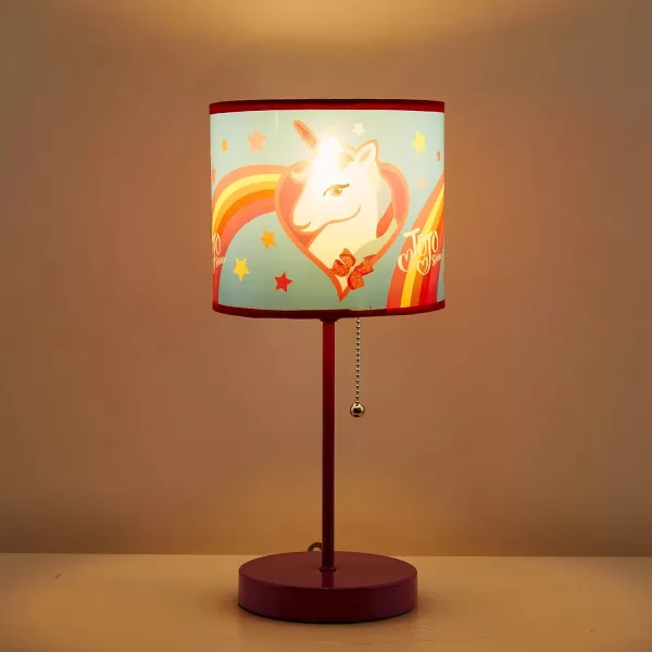 Idea Nuova Peppa Pig Stick Table Kids Lamp with Pull Chain, Themed Printed Decorative Shade