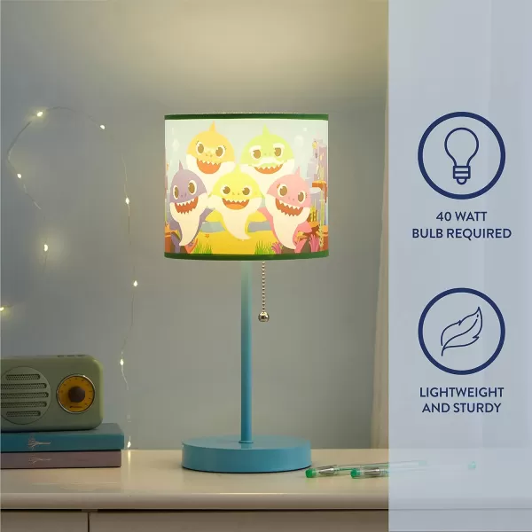 Idea Nuova Peppa Pig Stick Table Kids Lamp with Pull Chain, Themed Printed Decorative Shade