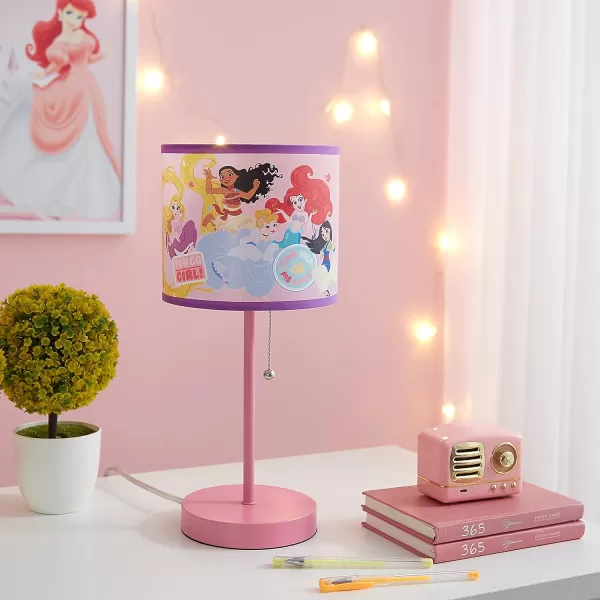 Idea Nuova Peppa Pig Stick Table Kids Lamp with Pull Chain, Themed Printed Decorative Shade