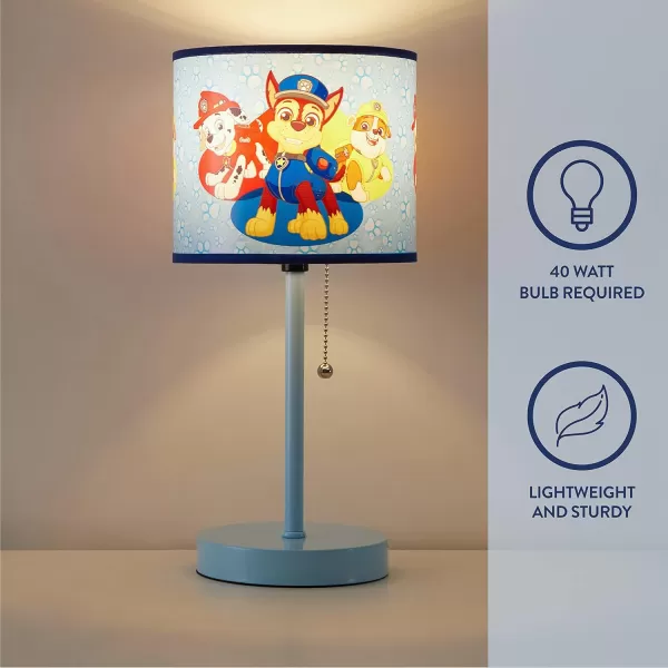 Idea Nuova Peppa Pig Stick Table Kids Lamp with Pull Chain, Themed Printed Decorative Shade