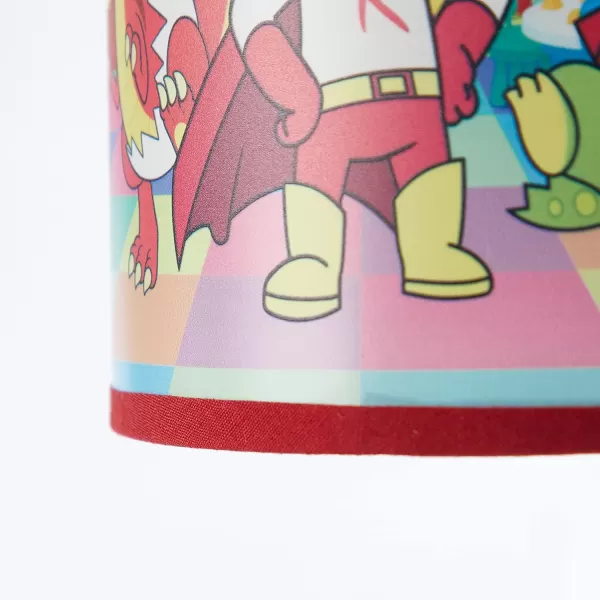 Idea Nuova Peppa Pig Stick Table Kids Lamp with Pull Chain, Themed Printed Decorative Shade