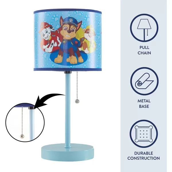 Idea Nuova Peppa Pig Stick Table Kids Lamp with Pull Chain, Themed Printed Decorative Shade