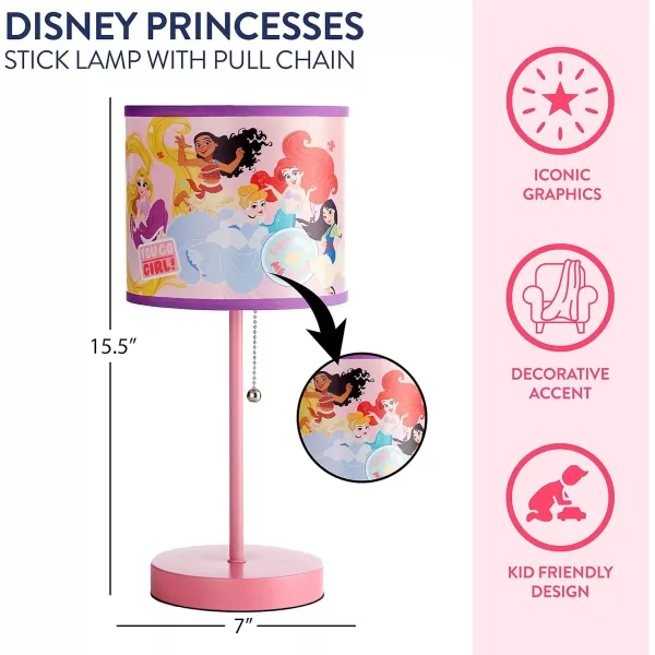 Idea Nuova Peppa Pig Stick Table Kids Lamp with Pull Chain, Themed Printed Decorative Shade