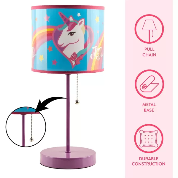 Idea Nuova Peppa Pig Stick Table Kids Lamp with Pull Chain, Themed Printed Decorative Shade