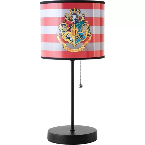 Idea Nuova Peppa Pig Stick Table Kids Lamp with Pull Chain, Themed Printed Decorative Shade