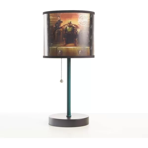 Idea Nuova Peppa Pig Stick Table Kids Lamp with Pull Chain, Themed Printed Decorative Shade