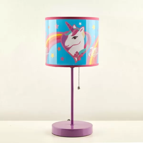 Idea Nuova Peppa Pig Stick Table Kids Lamp with Pull Chain, Themed Printed Decorative Shade