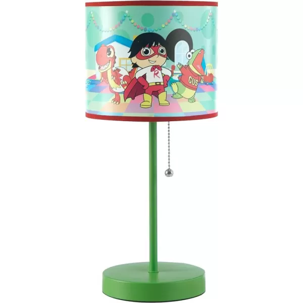 Idea Nuova Peppa Pig Stick Table Kids Lamp with Pull Chain, Themed Printed Decorative Shade