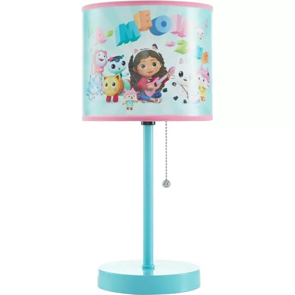 Idea Nuova Peppa Pig Stick Table Kids Lamp with Pull Chain, Themed Printed Decorative Shade