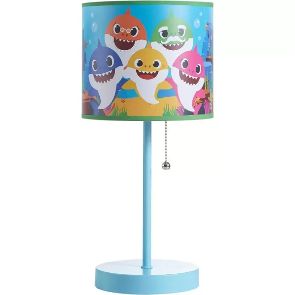Idea Nuova Peppa Pig Stick Table Kids Lamp with Pull Chain, Themed Printed Decorative Shade