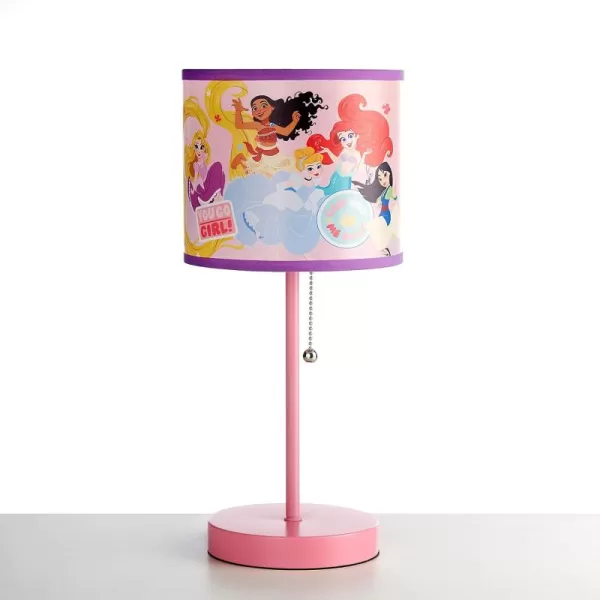 Idea Nuova Peppa Pig Stick Table Kids Lamp with Pull Chain, Themed Printed Decorative Shade