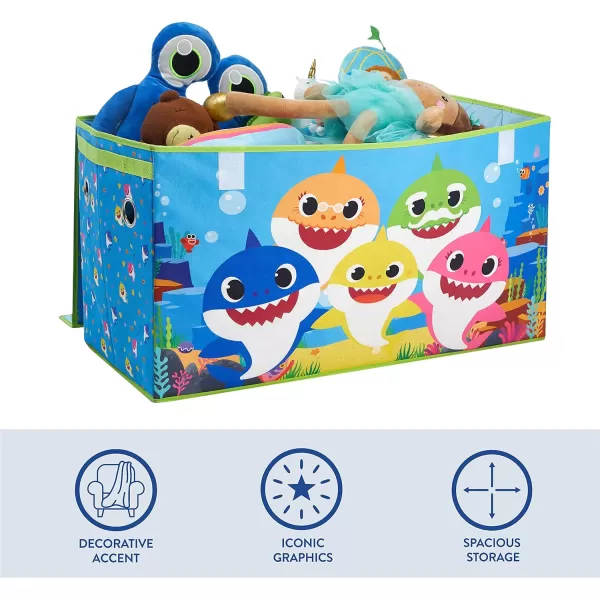 Idea Nuova Avengers Collapsible Children’s Toy Storage Trunk, Durable with Lid