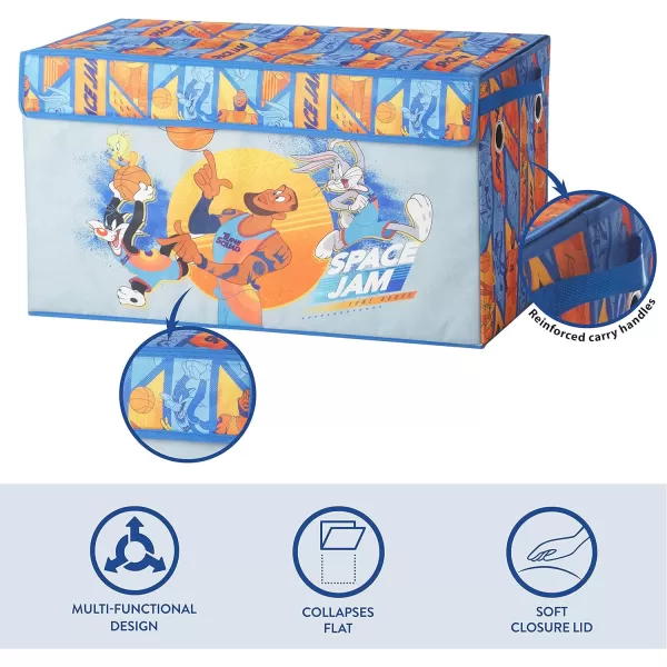 Idea Nuova Avengers Collapsible Children’s Toy Storage Trunk, Durable with Lid