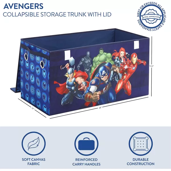 Idea Nuova Baby Shark Collapsible Children’s Toy Storage Trunk, Durable with Lid