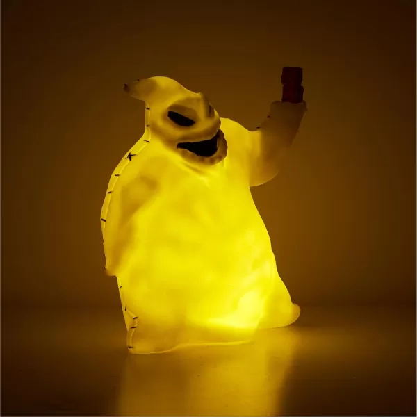 Idea Nuova Disney Nightmare Before Christmas Zero Figural LED Novelty Table Top Mood Light, 8" H x 9" L