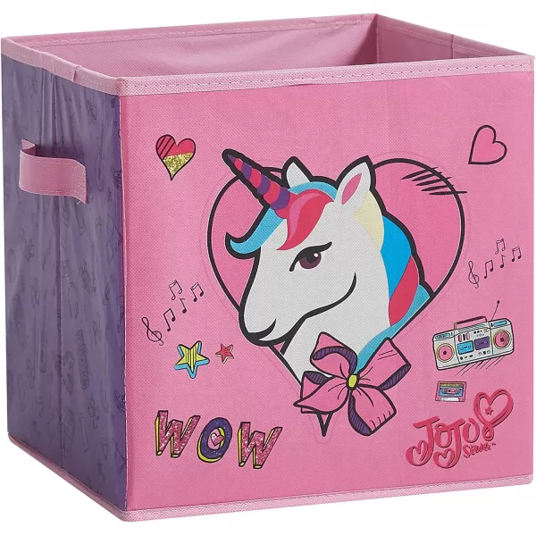 Idea Nuova JoJo Siwa 3 Piece Set with Sleeping Bag, Dec Pillow and Collapsible Storage Cube, Ages 3+,Kids