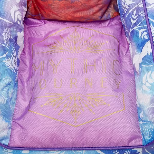 imageIdea Nuova PJ Mask Toddler Nylon Bean Bag Chair with Piping ampamp Top Carry Handle NK570401 MediumFrozen 2 Purple