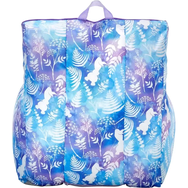 imageIdea Nuova PJ Mask Toddler Nylon Bean Bag Chair with Piping ampamp Top Carry Handle NK570401 MediumFrozen 2 Purple