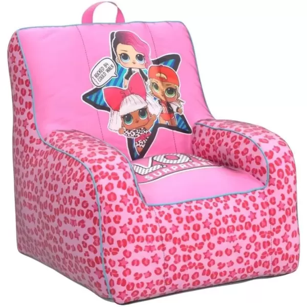 imageIdea Nuova PJ Mask Toddler Nylon Bean Bag Chair with Piping ampamp Top Carry Handle NK570401 MediumLol Surprise