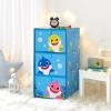 imageIdea Nuova PJ Mask 3 Drawer Soft Storage Unit with Poly Canvas FrameBaby Shark