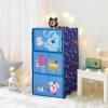 imageIdea Nuova PJ Mask 3 Drawer Soft Storage Unit with Poly Canvas FrameBlues Clues