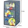 imageIdea Nuova PJ Mask 3 Drawer Soft Storage Unit with Poly Canvas FrameMickey Mouse