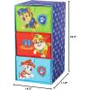 imageIdea Nuova PJ Mask 3 Drawer Soft Storage Unit with Poly Canvas FramePaw Patrol