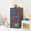 imageIdea Nuova PJ Mask 3 Drawer Soft Storage Unit with Poly Canvas FrameSpiderman