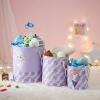 imageIdea Nuova PJ Mask 3 Piece Multi Size Fabric Nestable Toy Storage Basket Set with Rope Carry HandlesFrozen