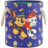imageIdea Nuova PJ Mask 3 Piece Multi Size Fabric Nestable Toy Storage Basket Set with Rope Carry HandlesPaw Patrol