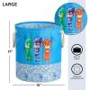 imageIdea Nuova PJ Mask 3 Piece Multi Size Fabric Nestable Toy Storage Basket Set with Rope Carry HandlesPj Mask